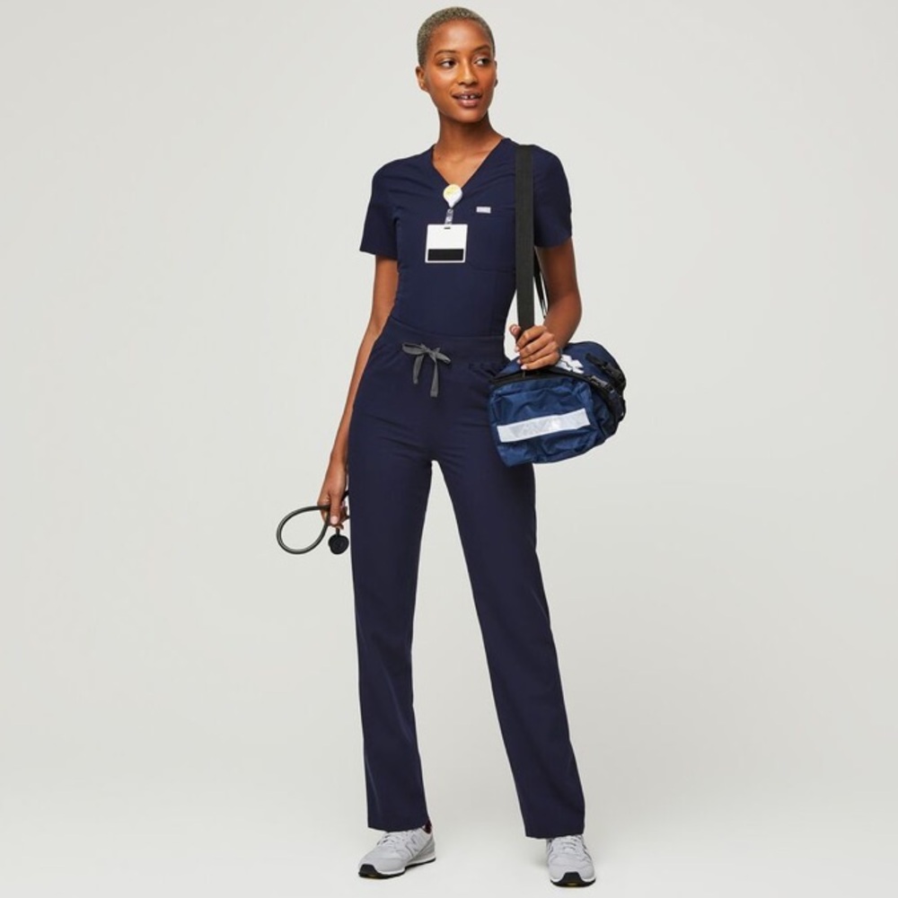 FIGS LIVINGSTON HIGH WAISTED BASIC SCRUB PANTS